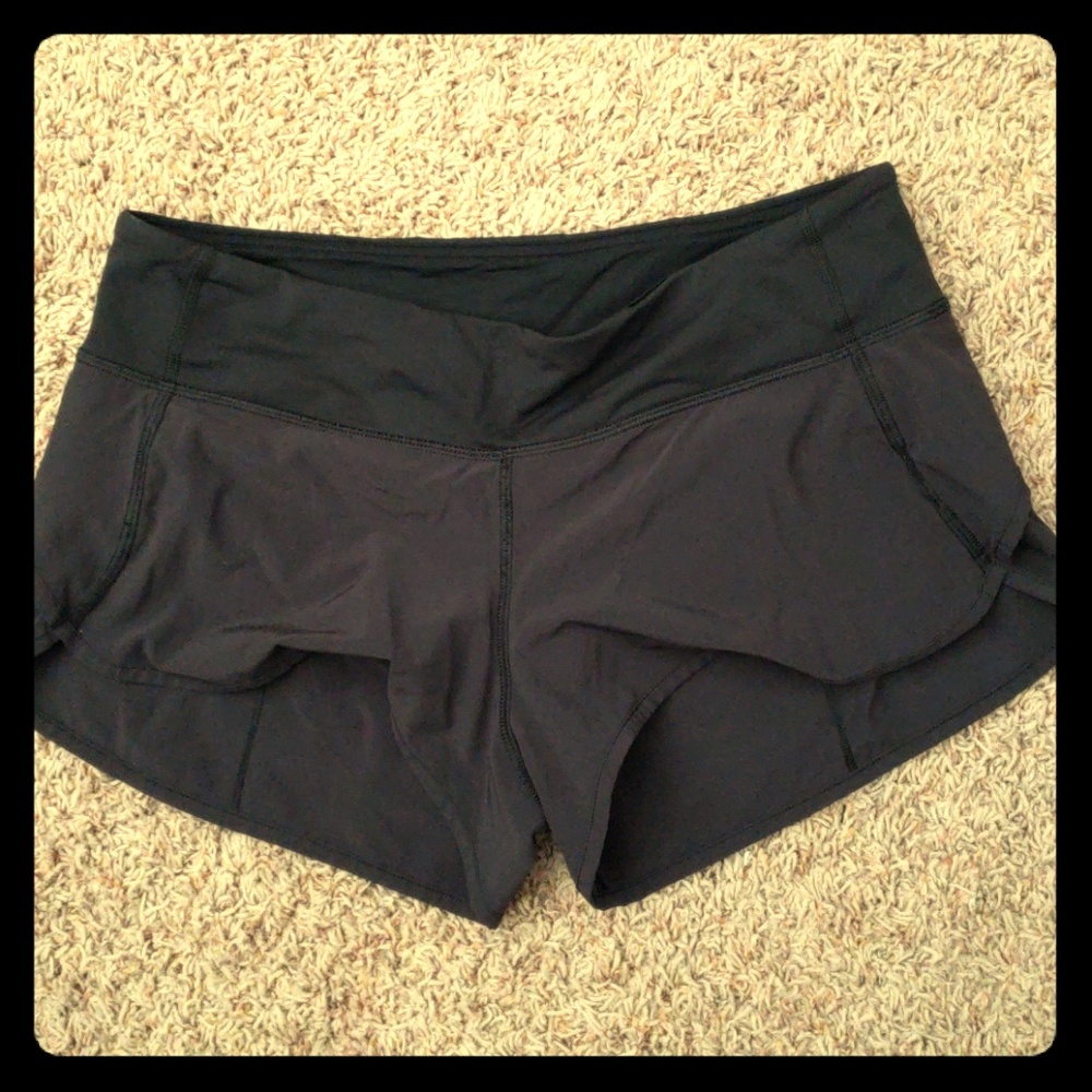 Lulu black speed speed shorts